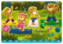 Собери картинки по цифрам и цветам. ДружиМишки - Робинс фото 4