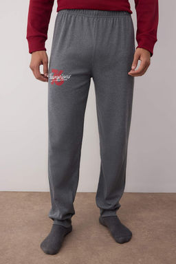 Trendyolmilla Man Erkek Bordo Bask?l? Orme Erkek Pijama Tak?m? TEDAW25PT00003  фото 3