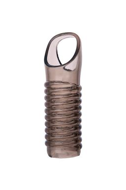 Насадка ToyFa XLover, для увеличения размера, TPE, черная прозрачная, 11 см  фото 3