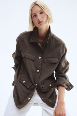 Chaqueta cargo de sarga - H&m фото 2