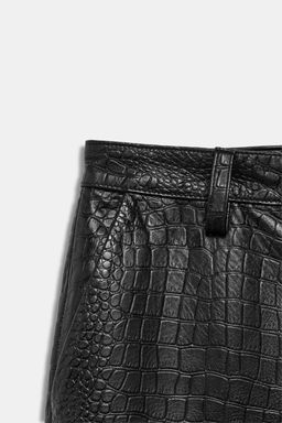 PANTAL?N COCO PIEL ZW COLLECTION LIMITED EDITION / Negro - Zara фото 11