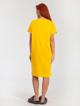 Платье женское кулирка "АСТРА" ЖЕЛТЫЙ