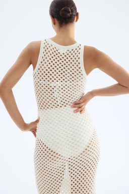 Vestido efecto crochet - H&m фото 4