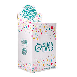 Хлопушка пневматическая Хлопушка с фантами (вложения) 30 см - Страна карнавалия фото 3