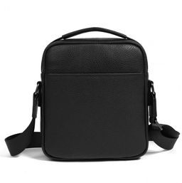 Сумка мужска, кожа, MIRONPAN 86042 Черный