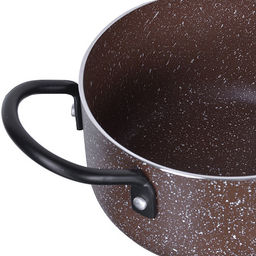 25707 Кастрюля 14см 1л с/кр антипригарное покрытие мрам/кр АП MB (х6) - Mayer&boch фото 2