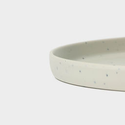 Блюдо «Мрамор», d=20.5 см, пластик, серое