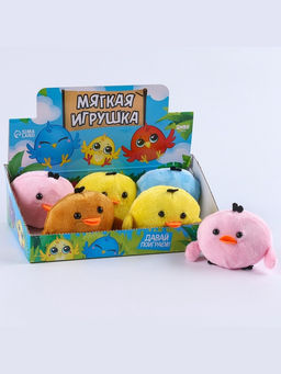 Цена за 6 шт. Мягкая игрушка Птичка, МИКС - Milo toys фото 2