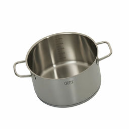 2700 GIPFEL Кастрюля CAPELLA 3,7л/20х13см, нержавеющая сталь 18/10, стеклянная крышка. Толщина: 0,6 - Werner фото 3