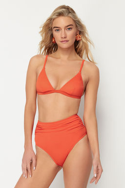 Nar Cicegi Toparlay?c? Yuksek Bel Hipster Core Bikini Alt? TBESS20BA0018