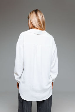 Рубашка AmberA 1061-1 молочный  фото 2