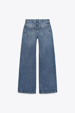 ZW COLLECTION FLARE LOW WAIST PLEAT JEANS - Zara фото 7