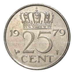 25 центов 1979 года Нидерланды