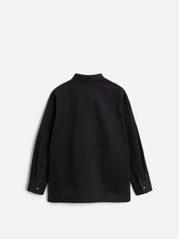 ACOOLA / Сорочка верхняя детская для мальчиков Ovidiy черный фото 2