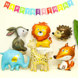 Воздушный шар фольгированный 24" «Жираф», фигура