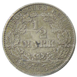 1/2 марки 1906 года G Германия