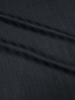 Сатин-страйп цв.Черный (1см*1см), ш.2.2м, хлопок-100%, 135гр/м.кв