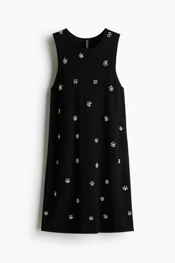 Embellished fine-knit dress - H&m фото 6
