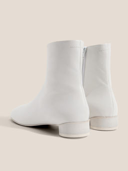 Женские ботинки MM6 MAISON MARGIELA Артикул 4660354, белый  фото 5