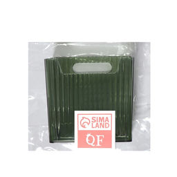 Органайзер для хранения «GREEN», навесной, 1 секция, с клеевой основой, 11.5×8×11 см, полупрозрачный, зелёный