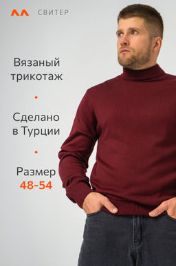 Мужской свитер с воротом-стойкой Happyfox - Happy fox фото 2