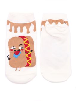 Короткие носки р.35-40 Fast food Хот Дог - Krumpy фото 3