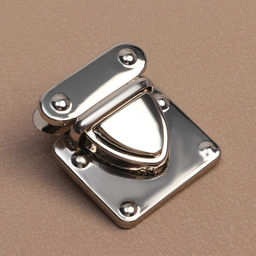 Цена за 5 шт. Застёжка для сумки, 3,3 3,8 см, цвет серебряный - Арт узор фото 2