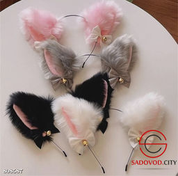 Ободок Ушки-Аниме (пушистые)