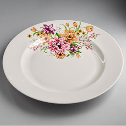 6С2023 Тарелка мелкая Идиллия 240мм  Арина - Delta фото 2