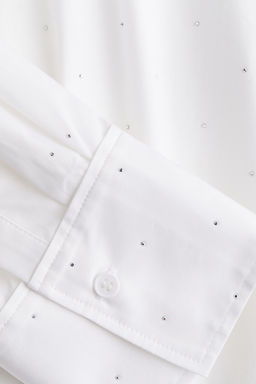 Camisa oversize con strass - H&m фото 6