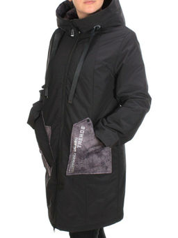 BM-12 BLACK Куртка демисезонная женская АЛИСА (100 гр. синтепон) - Fashion фото 3