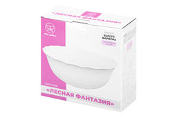 Салатник круглый 1,75 л 22*22*8,5 см Лесная фантазия, фарфор - Elan gallery фото 6