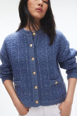 Cardigan en punto con textura - H&m фото 3