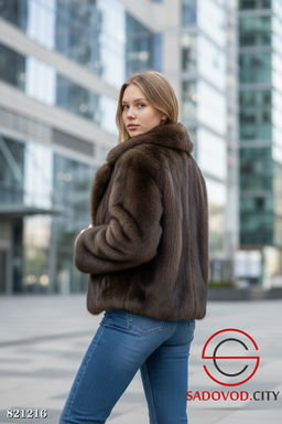 Шуба женская из искусственного меха