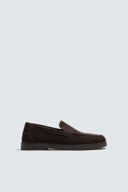 CASUAL LEATHER LOAFERS - Zara фото 11