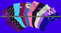 Цена за 10 пар. Носки женские Компьютерные XL (33-35) - Weiwei фото 6