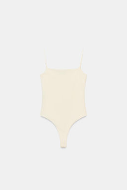 SLIM FIT STRAPPY BODYSUIT - Zara фото 3