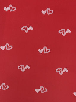 Цена за 20 шт. Пленка флористическая для цветов, «Двойные сердца», красная, 57×57 см
