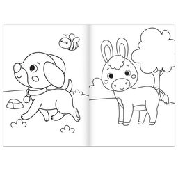 Цена за 2 шт. Раскраска «Наша ферма», 16 стр., формат А4