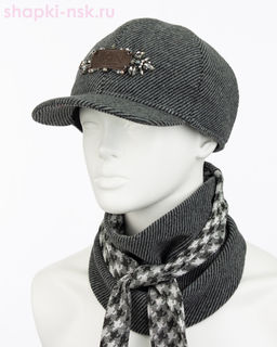 Дана стразы Комплект (бейсболка+бактус) (57-59)