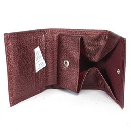 Портмоне женское Croco-ПР-906 натуральная кожа 1 отд, 4 карм, бордо металлик (232) 239948  фото 3