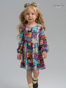 Платье Моана коты в горошек - Sovalina фото 20