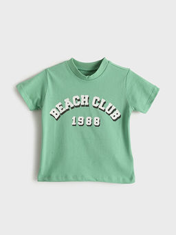 Bisiklet Yaka Bask?l? Erkek ?ocuk Ti??rt 2li