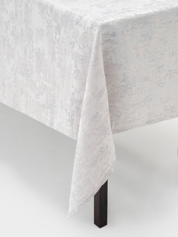Скатерть, 170х250 см, жаккард, полиэстер, белая, Ornament - Anna lafarg фото 2