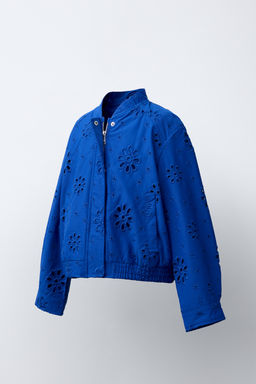 CAZADORA BORDADO SUIZO / Azul - Zara фото 2