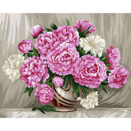 Картина по номерам на холсте с подрамником Букет 40 50 см - Школа талантов фото 2