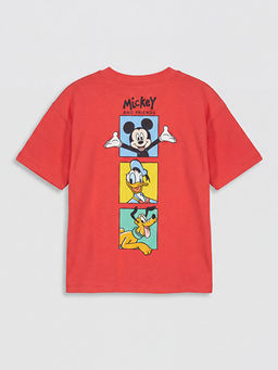 Mickey Mouse Bask?l? Erkek ?ocuk Ti??rt