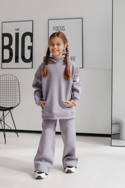 Бомбер утепленный, меланж - Inzibe фото 35