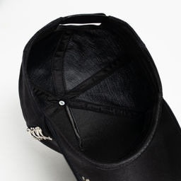 Бейсболка женская MINAKU цвет чёрный/серебряный, размер 56-58