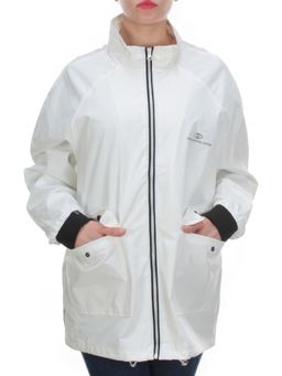 1106 WHITE Ветровка женская FASHION (100% полиэстер) фото 2